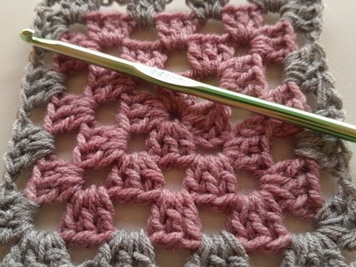 Easy crochet for beginners | How to crochet Granny Square Part 1 @crochetknots4514