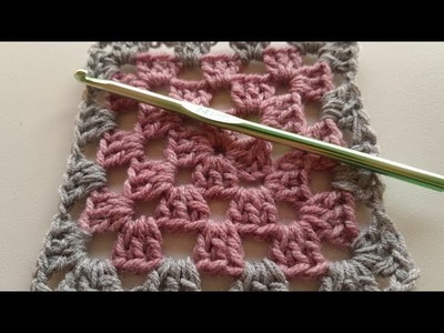 Easy crochet for beginners | How to crochet Granny Square Part 2 @ Crochet Knots