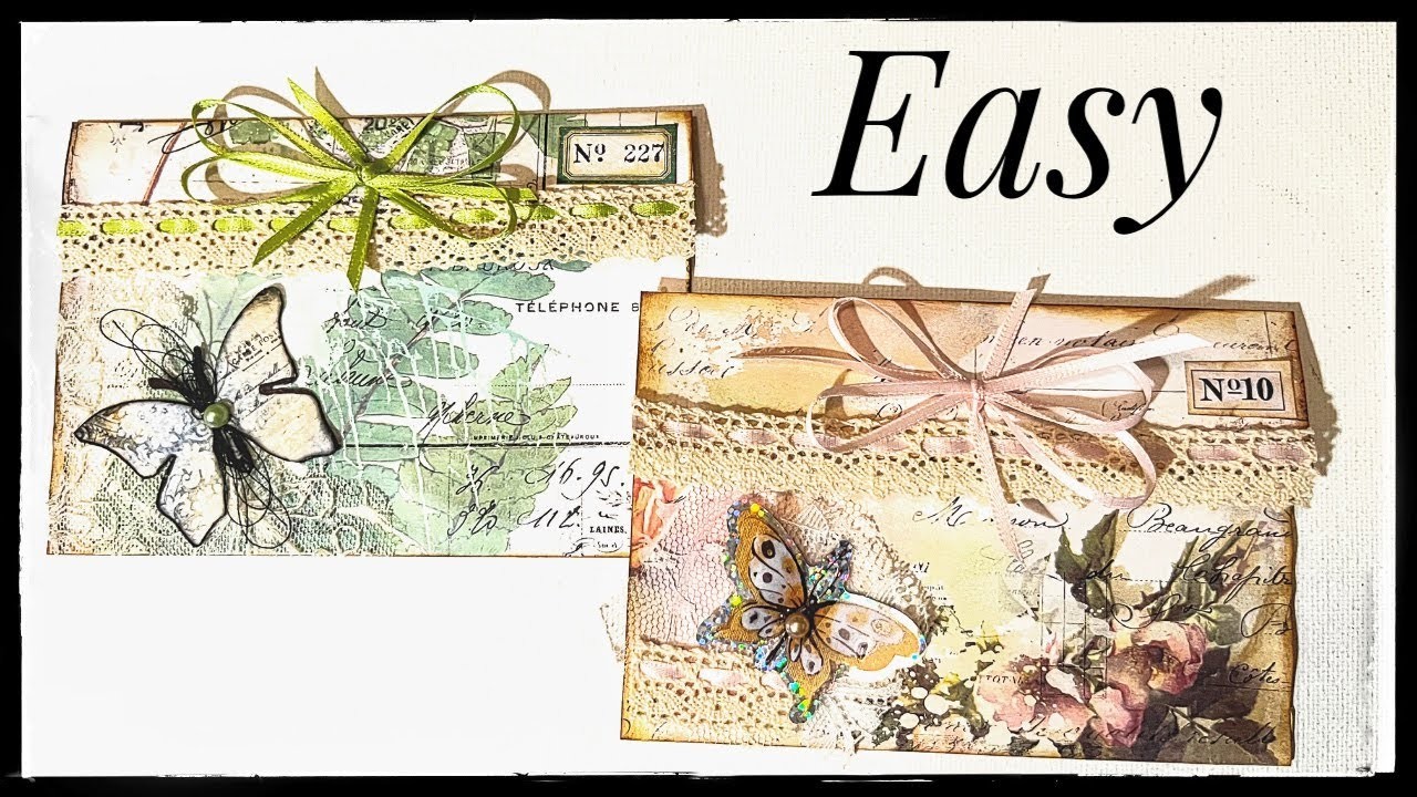 Easy - Double Envelopes - One Sheet Of Paper