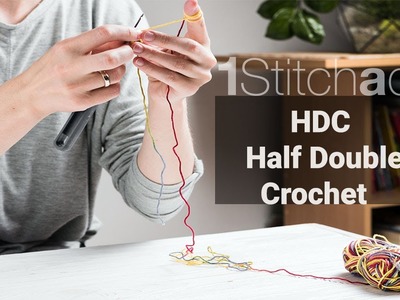 Half Double Crochet -  Learn 1 crochet stitch a day