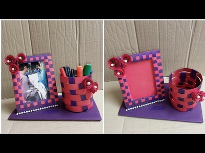 Handmade photo frame | Diy | Photo frame with cardboard boxes
