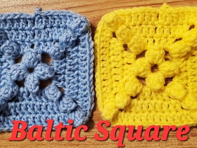 How to Crochet A  Baltic Square