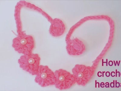 How to crochet a headband. How to make crochet headband for beginners