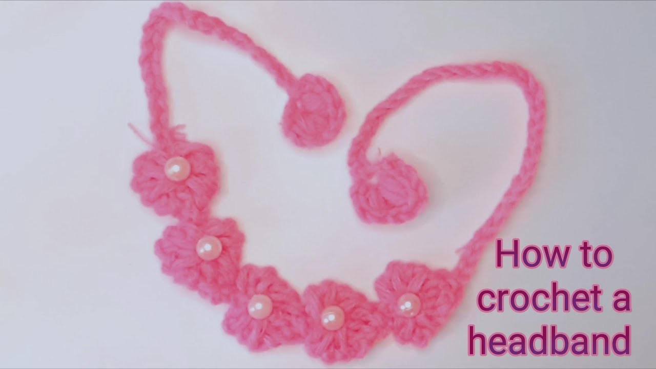 How to crochet a headband. How to make crochet headband for beginners