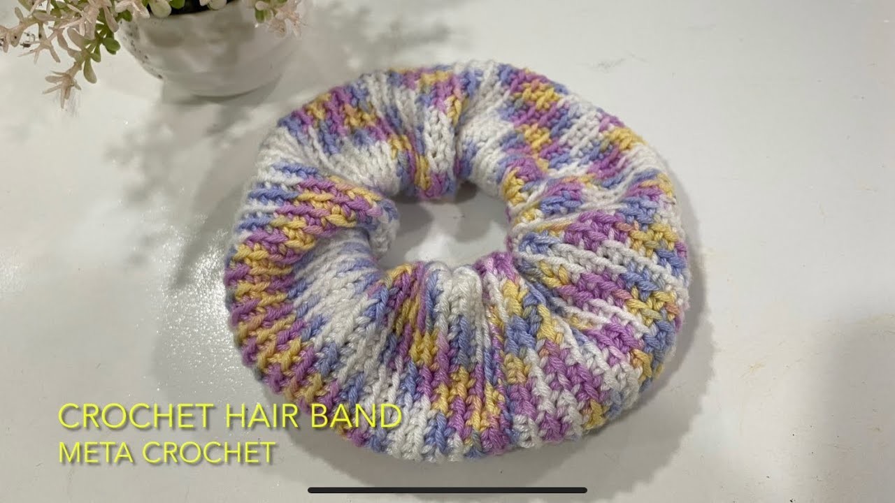 How to crochet an easy hair band