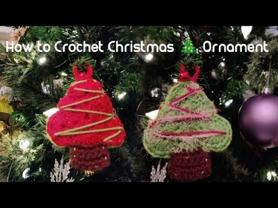 How to Crochet Christmas Tree Ornament