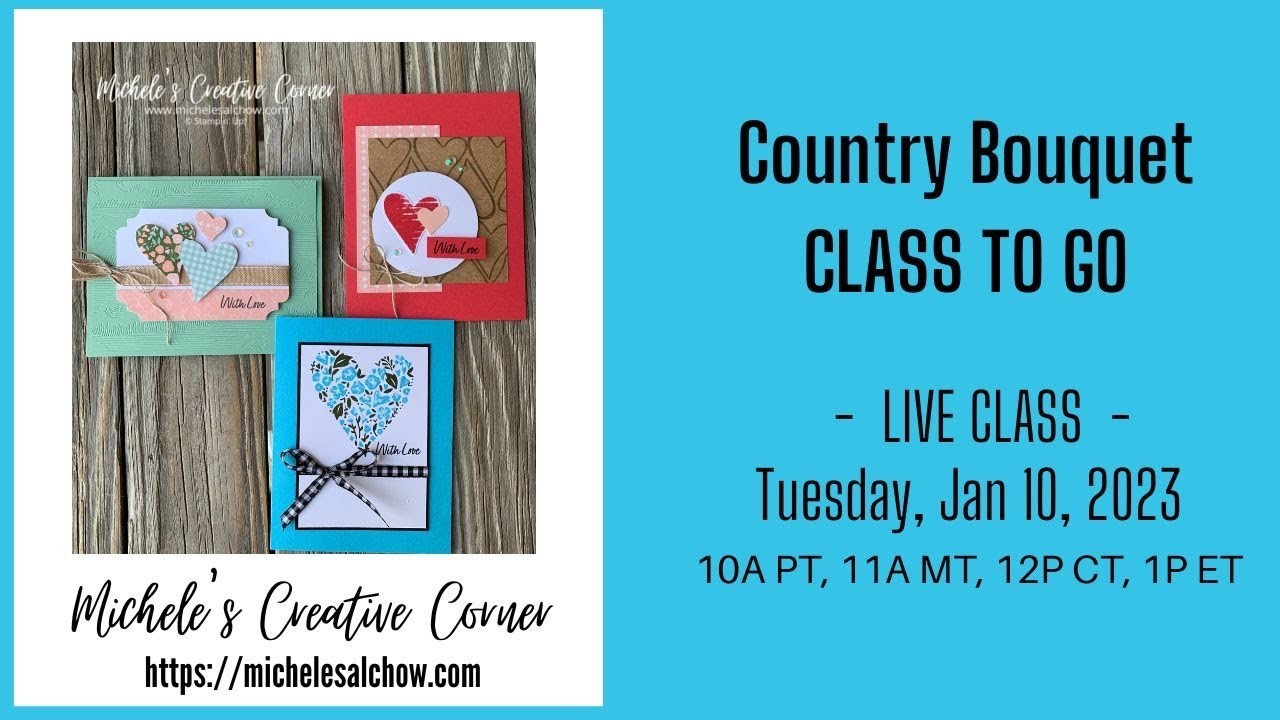 Join me live for a FREE Card Class featuring the Love Cats stampset from Stampin’ Up!