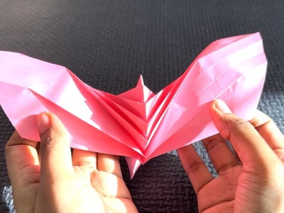 Make a paper bird form with just simple folds and pleats