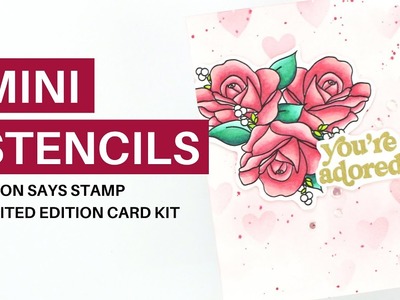 Mini Stencils | Limited Edition Simon Says Stamp With Love Card Kit