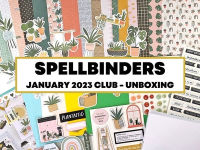 NEW CLUB INFO & CHANGES | Unboxing | Spellbinders January 2023 Club Kits
