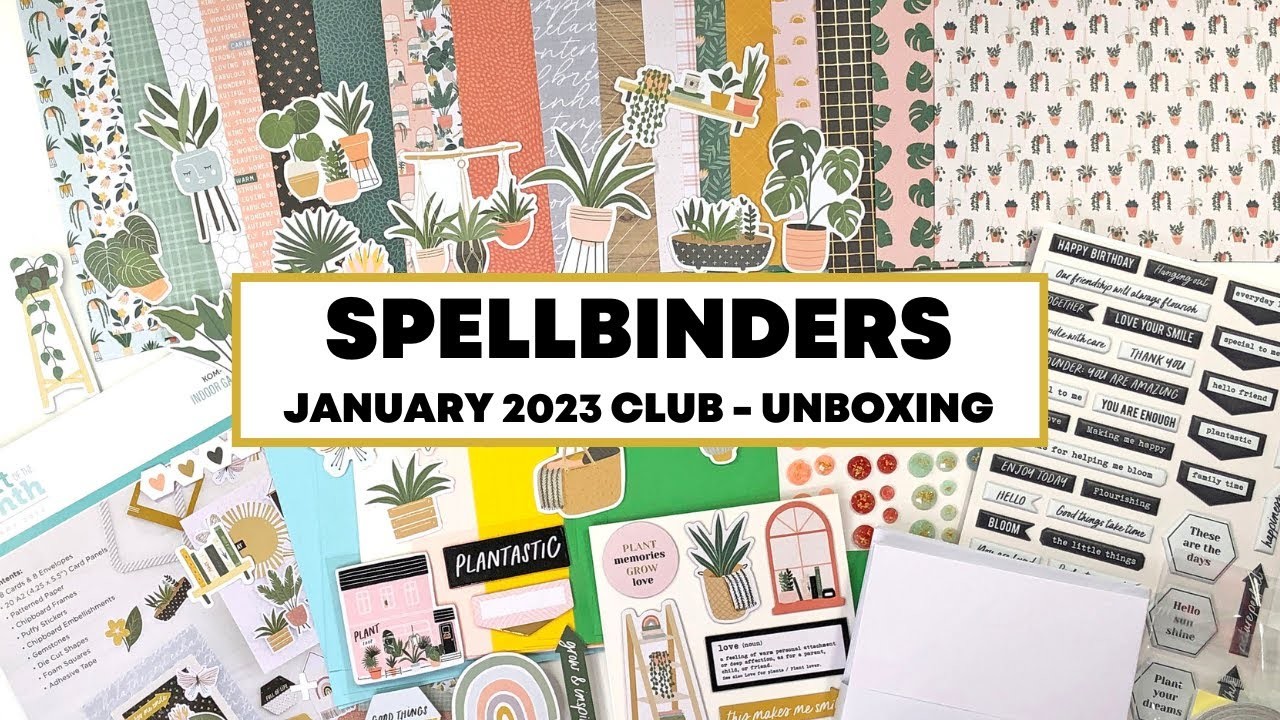 NEW CLUB INFO & CHANGES | Unboxing | Spellbinders January 2023 Club Kits