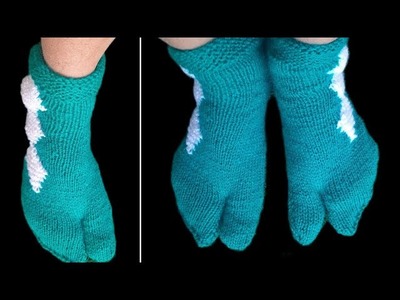 New design thumb socks full tutorial | #rekha_knitting_zone