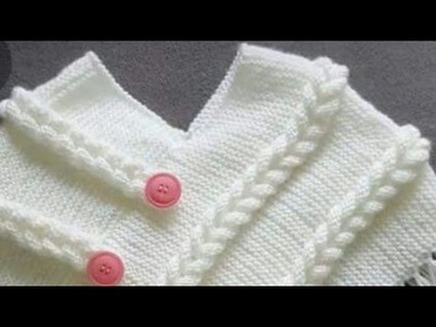 Ponchu knitting step by step