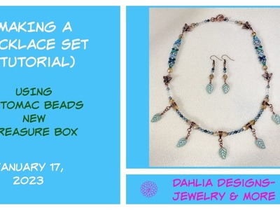 ​POTOMAC BEADS - Making a Necklace Set with the Treasure Edition Box -​ @Potomacbeadco