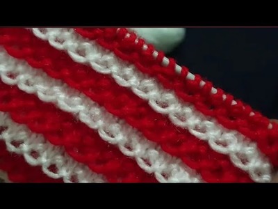 Very Easy Knitting Stitch Pattern For Sweater design