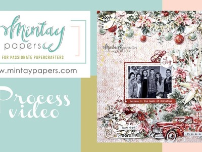 #197 | Layout with "Merry little christmas" collection | Shannon Allor