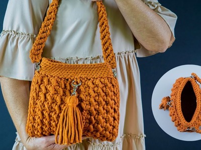 An original crochet handbag in a few hours - even a beginner can handle it!