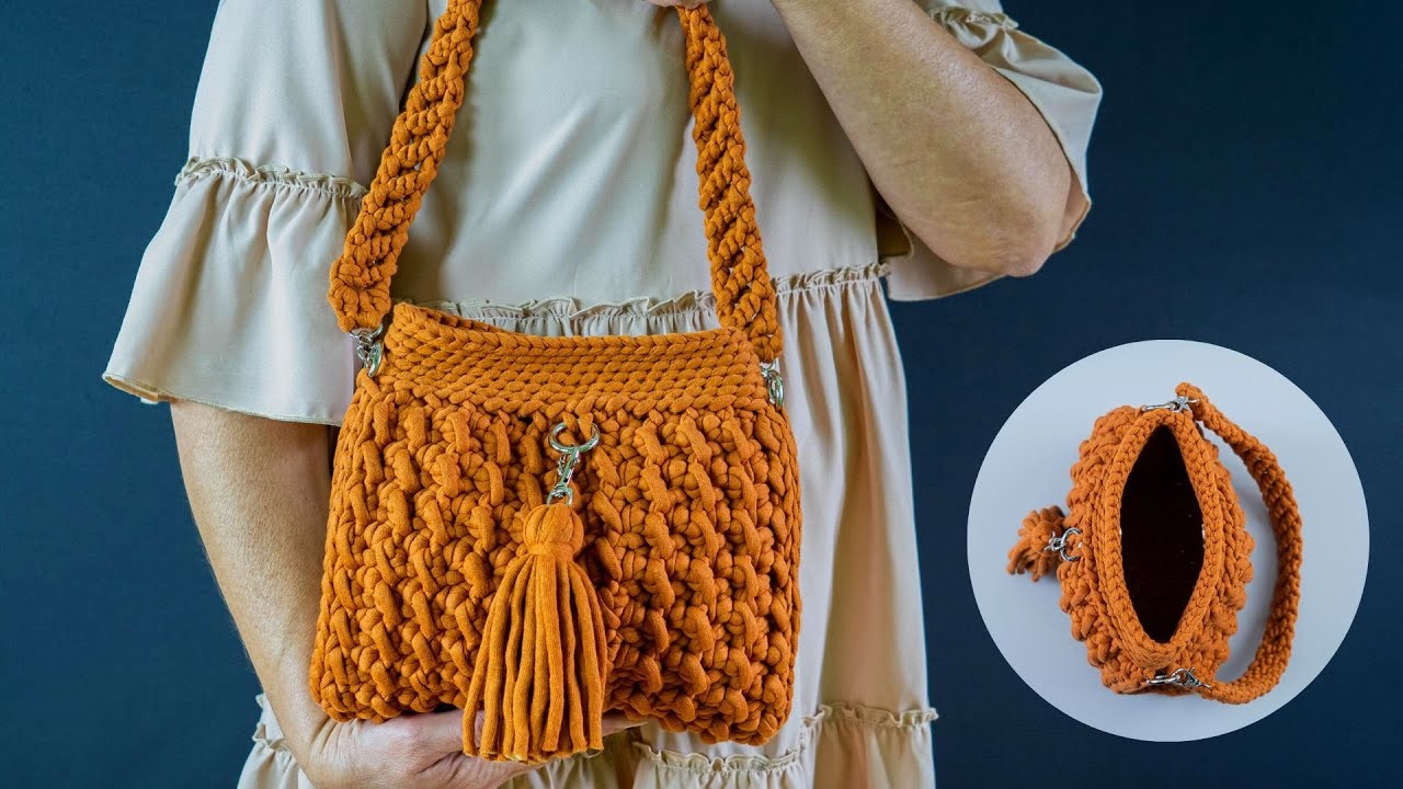 An original crochet handbag in a few hours - even a beginner can handle it!