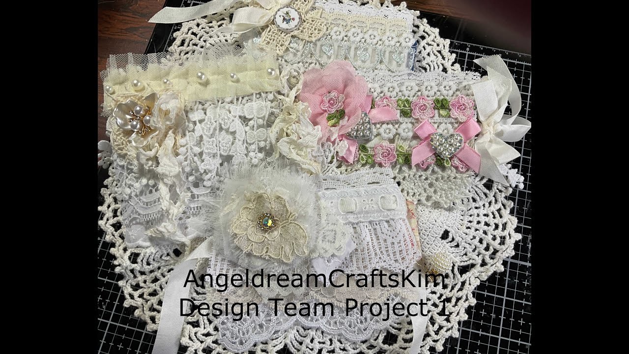 #angeldreamcraftskim Toilet Paper Roll Lace Pockets.Tags Design Team Share