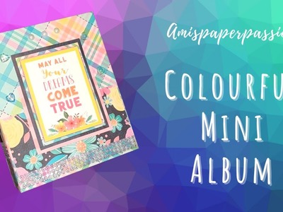 Colourful Mini Album (No Base Cardstock)