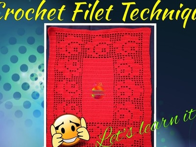 Crochet Filet Technique ???? | Amarjyoti's Crochet World |