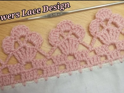 Crochet Lace Design.very easy crochet tutorial by @alrafay0313