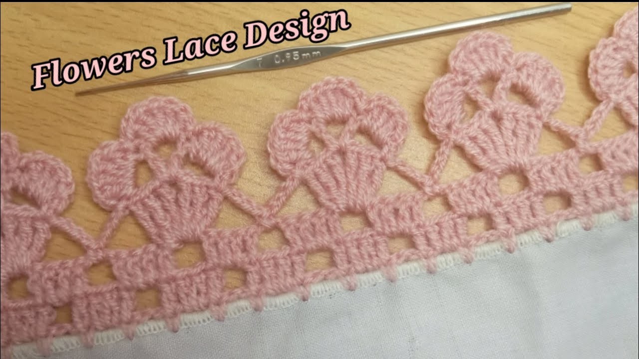 Crochet Lace Design.very easy crochet tutorial by @alrafay0313