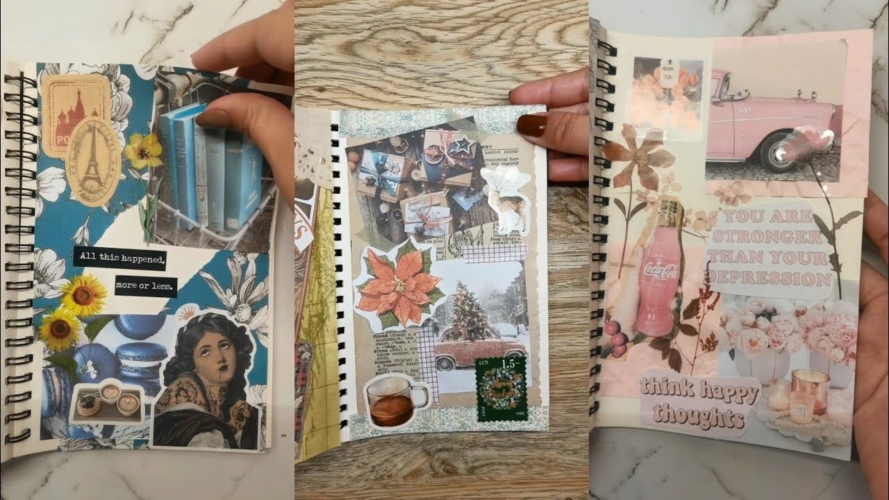 December shorts compilation. asmr aesthetic scrapbook journal with me