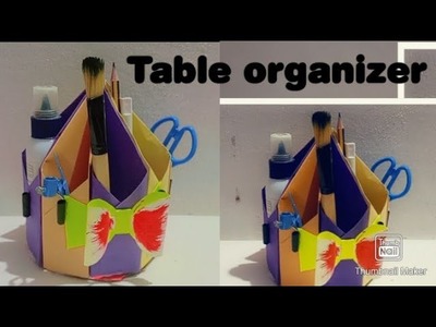 Desk Organizer | Pen Holder | Table Organizing Ideas ????| Paper Crafts DIY