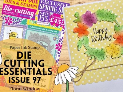 Die Cutting Essentials Issue 97. Memory Box Floral Window