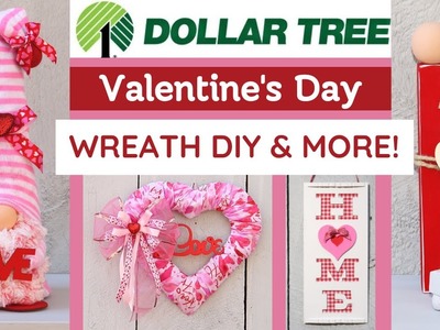 Dollar Tree VALENTINE'S DAY WREATH GNOME DIY TUTORIALS ???? EASY 2023 HOME DECOR DIYS To Craft