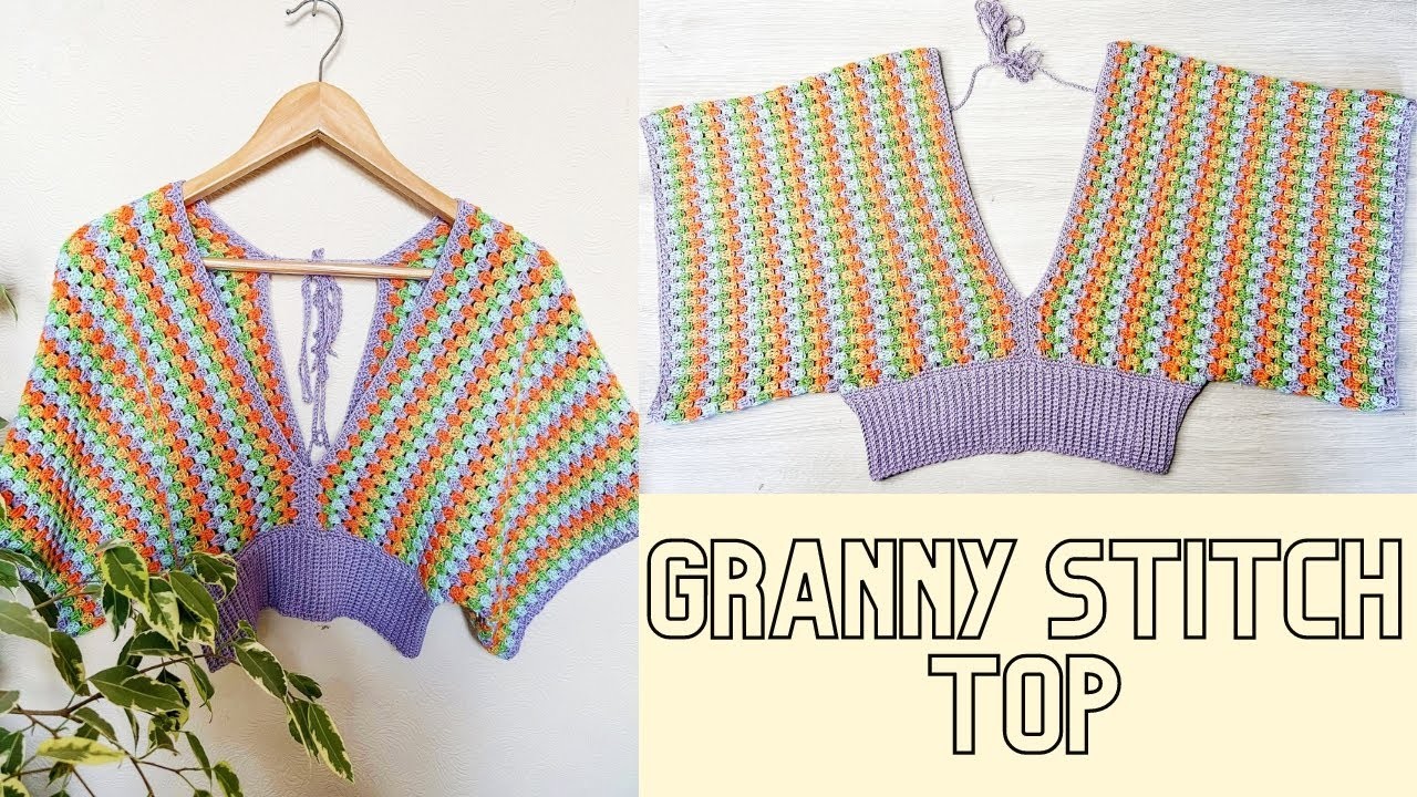 Easy Crochet Granny Stitch Top