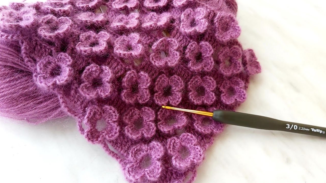 Easy Crochet Knitting For Beginners. Çok Kolay Tığ İşi Örgü Modelleri