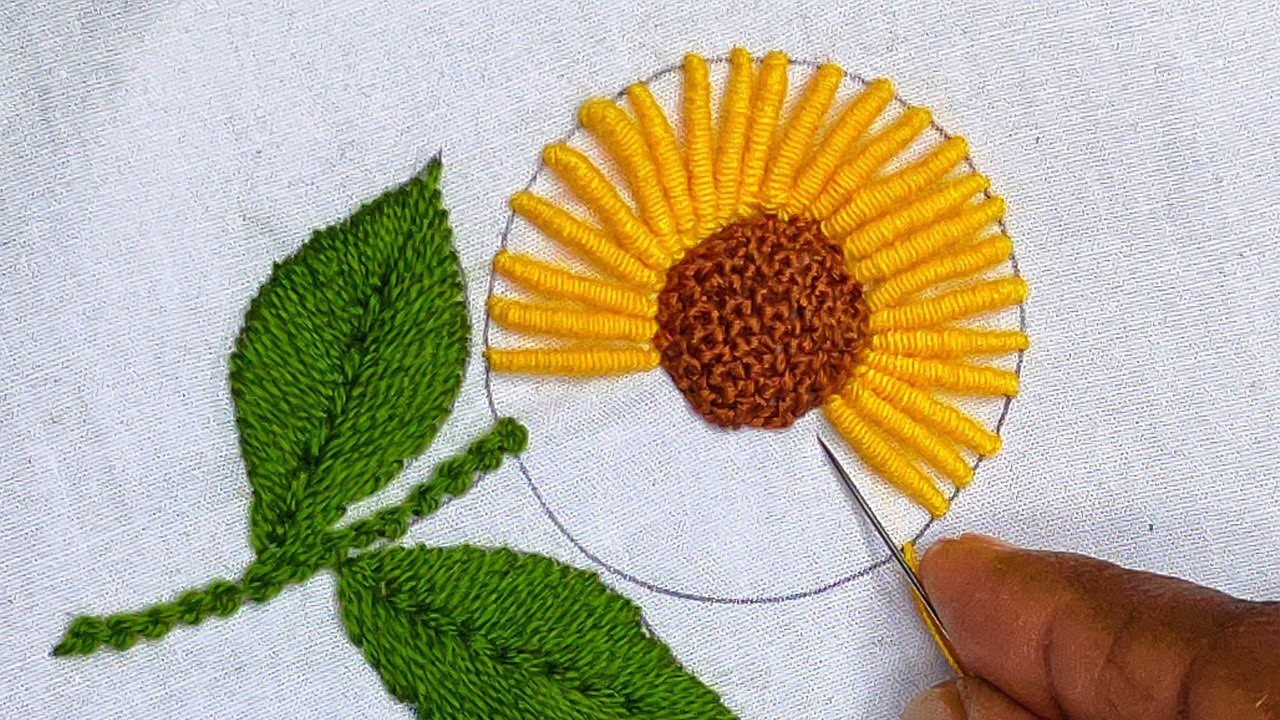 Fantastic Flower Embroidery Stitching Work | Hand Embroidery Designs | Stitch Embroidery Designs