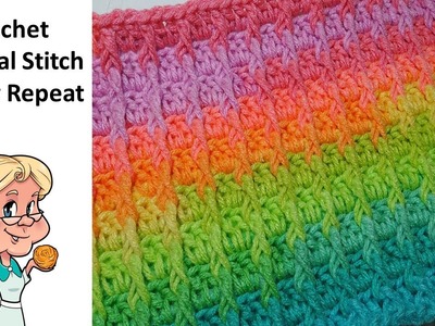 Fun Crochet Stitch - Two Row Repeat - The Vertical Stitch Tutorial