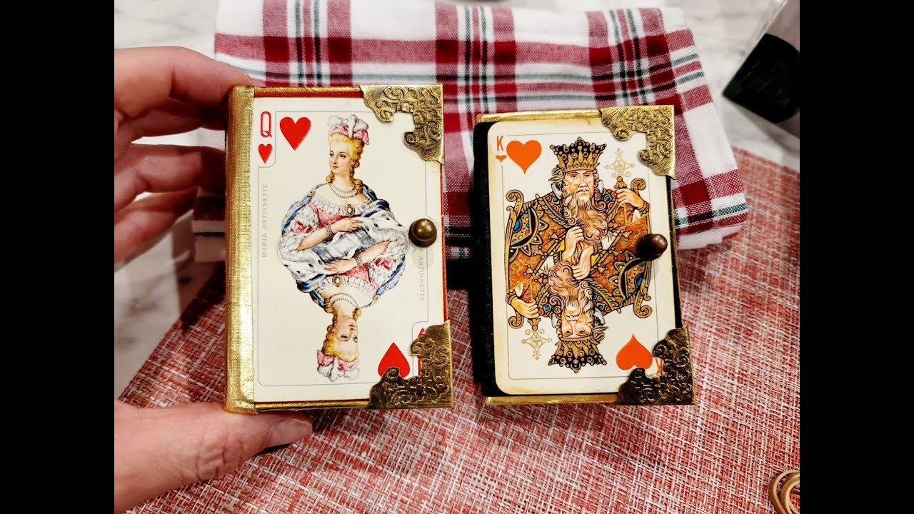 HAPPY NEW YEAR.  King & Queen Tiny books! Christmas gift that I made my Daughter. 