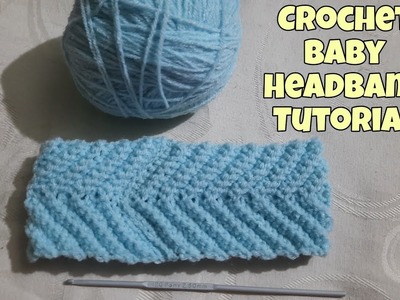 How to A Easy Crochet Baby Girl's Headband Tutorial| Girl's Headband