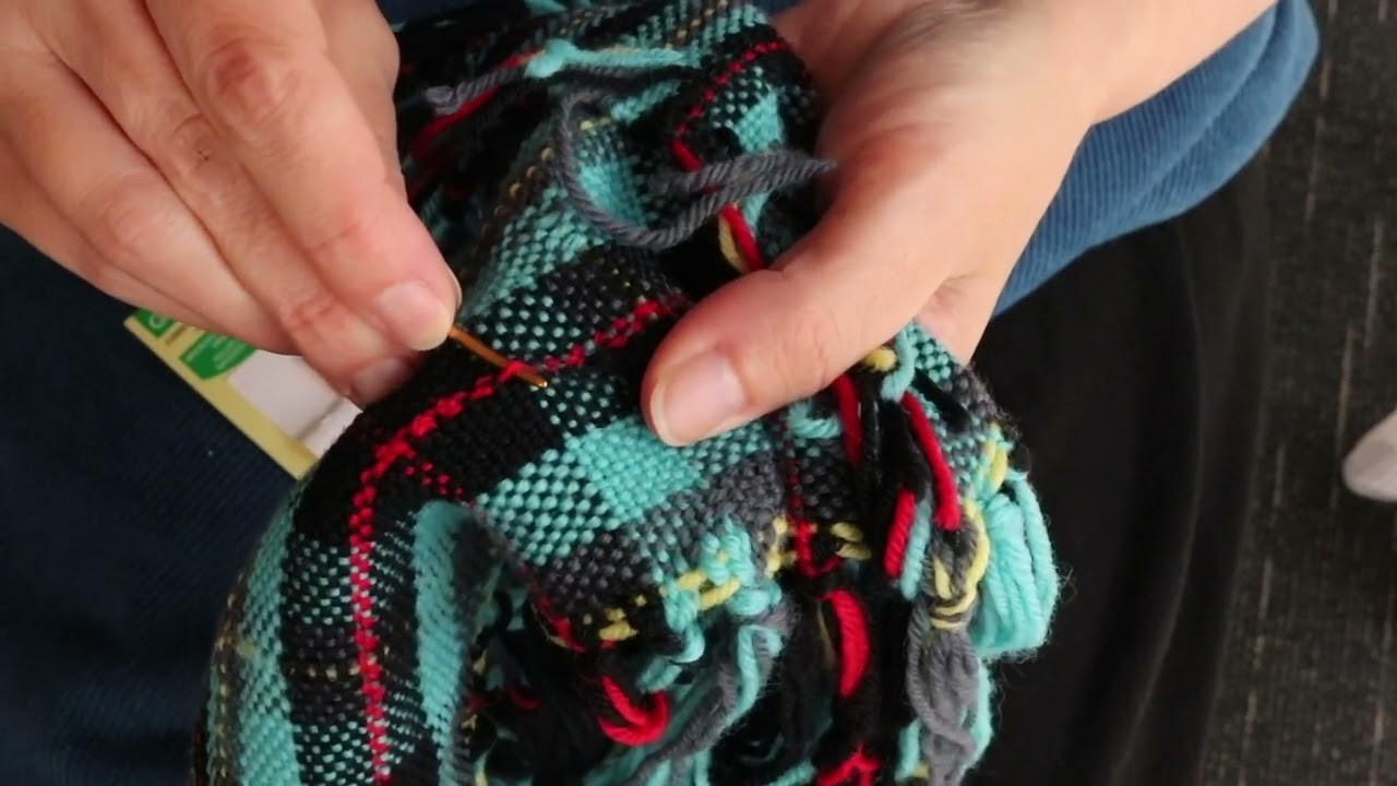 How to fix a snag in your weaving