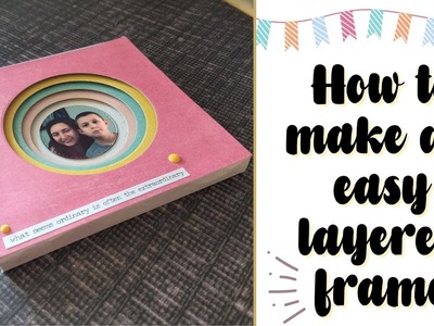 How to make a layered frame (shadow box)