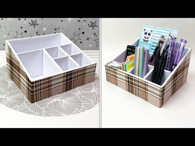 How to make a storage box for stationery