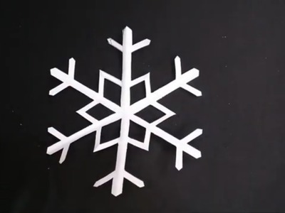 How to make easy paper snowflakes.paper snowflakes 5 minute crafts.paper snowflakes craft