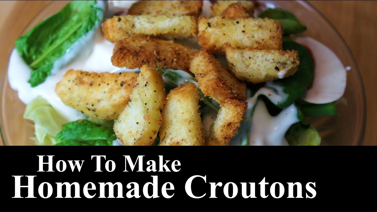 How To Make Homemade Croutons | Italian Croutons | Crouton Recipe | The Southern Mountain Kitchen