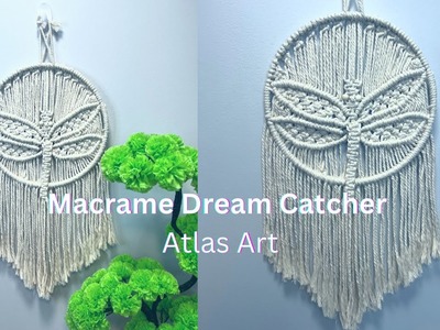 Macrame Dream Catcher Idea | Embroider Frame | Craft and Diy | Handcraft | Macrame