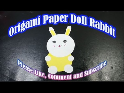 Origami Paper Doll Rabbit - Diy Paper Bunny Instructions - Afta Craft