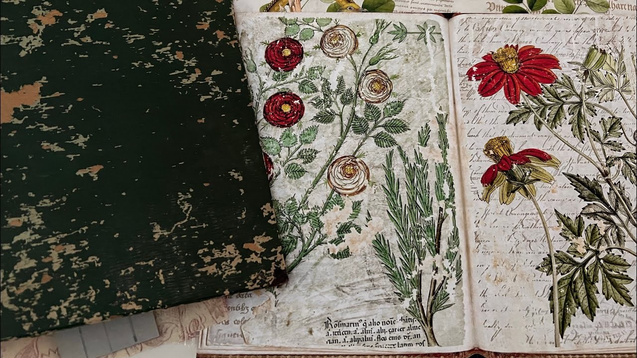 #roxysmedievalmiragemonday DTP | EP18 Ruby red christmas journals | MAKING JOURNAL CARDS