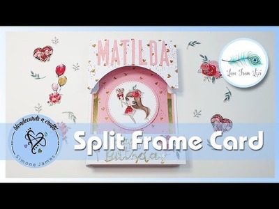 Split Frame Card | Card 5 - @LoveFromLiziChannel  January card kit