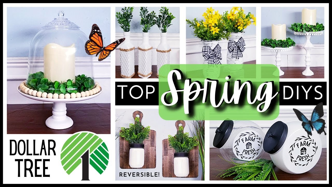 Top Best DOLLAR TREE Spring DIY Decor Ideas On a Budget | Easy CRAFT HACKS and INSPIRATION For 2023!