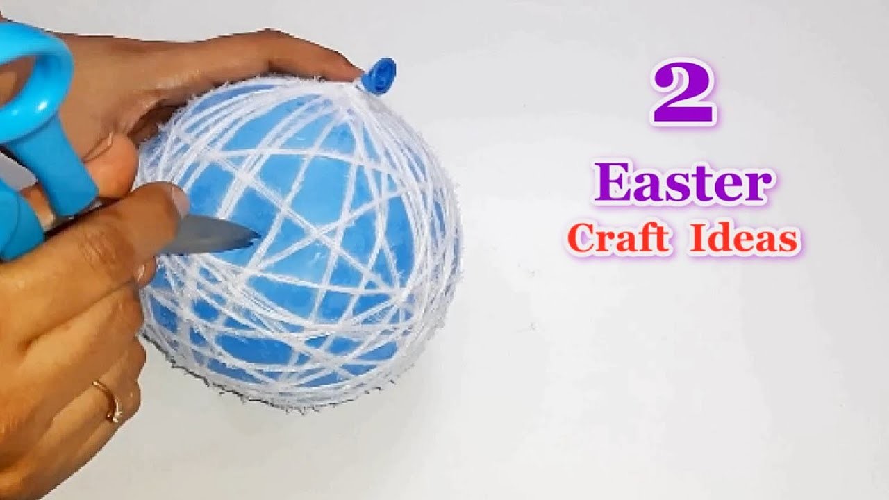 2  easy Easter decoration  idea with simple materials| DIY Affordable Easter craft idea????21