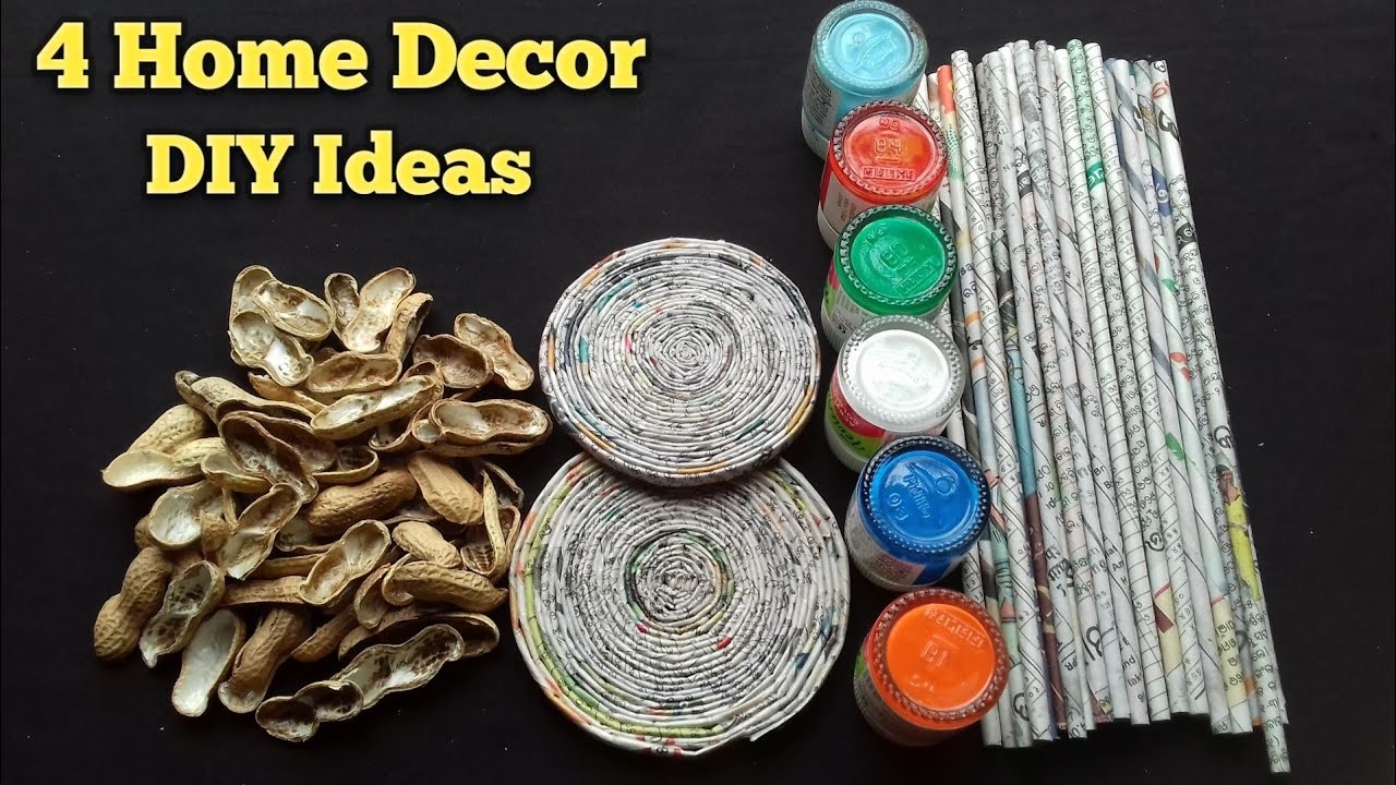 4 DIY | Easy And Beautiful DIY From Waste Items | Home Decor Ideas | Best Out Of Waste Craft