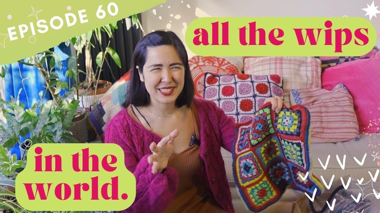 60: knitting + crochet  + all the WIPs in the world. | The Crimson Stitchery